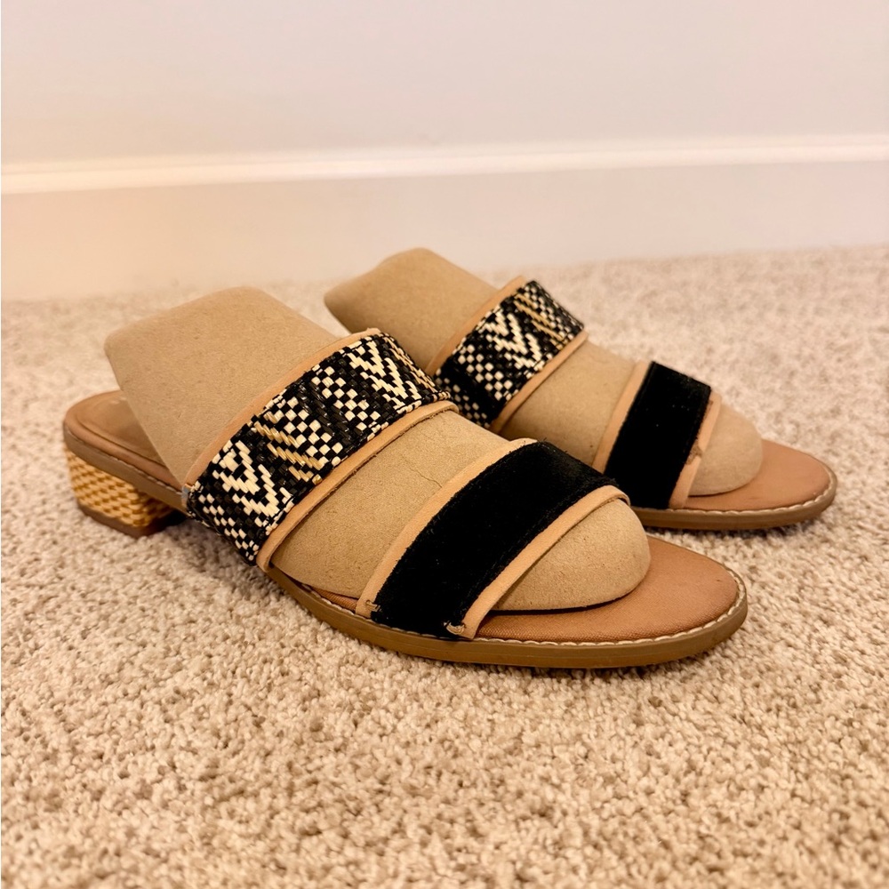 TOMS Women's Mariposa two-strap slide sandals